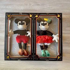 Collectible Mickey & Minnie Plush Dolls